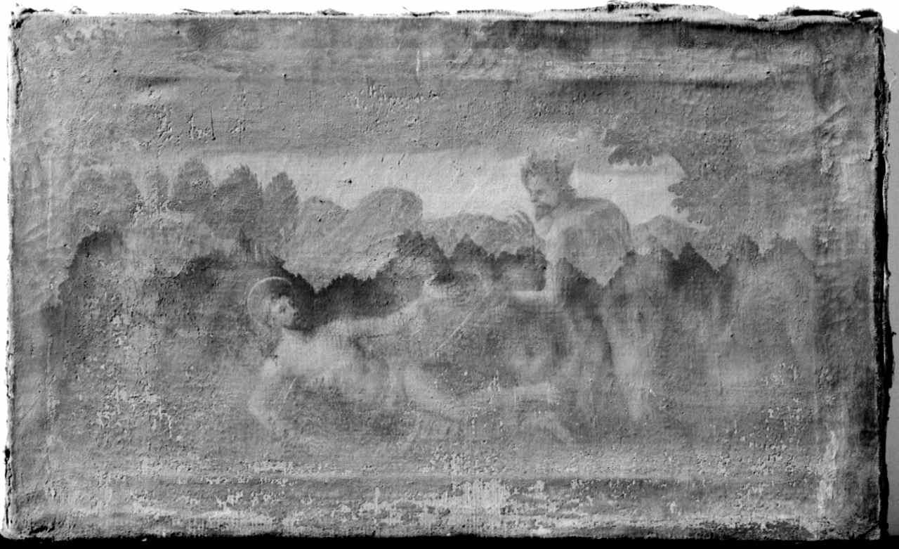 tentazione di un Santo (dipinto, serie) - ambito toscano (prima metà sec. XVII)