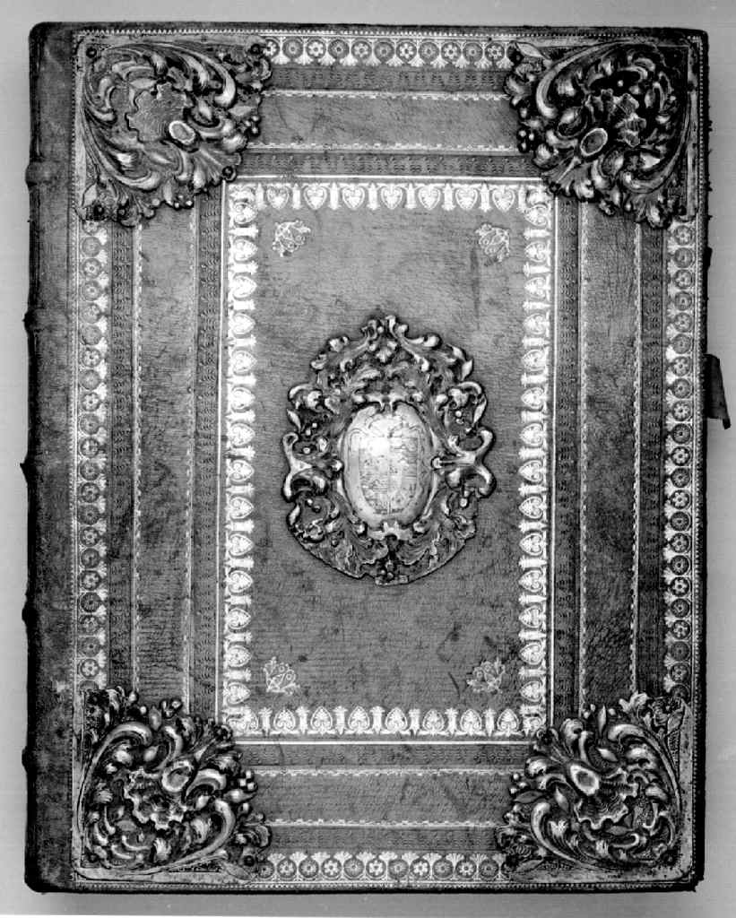 coperta di libro liturgico - bottega fiorentina, produzione veneziana (sec. XIX)