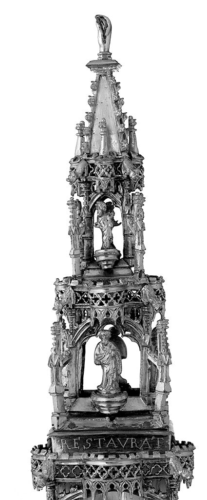 reliquiario architettonico - bottega fiorentina (sec. XVII)