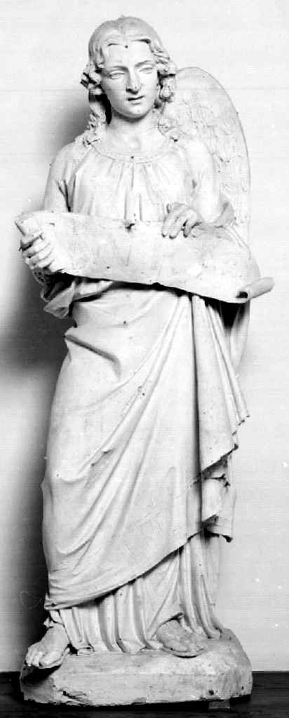 angelo con cartiglio (statua) di Fabbrucci Luigi (sec. XIX)