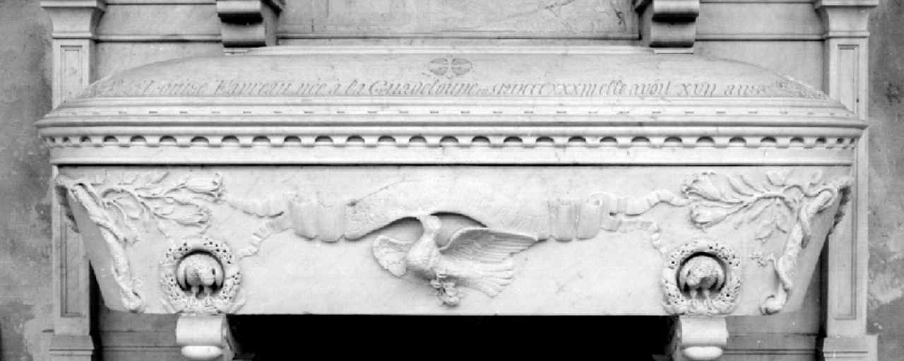 anima di Louise Favreau ascende al cielo volando su Firenze (monumento funebre) di De Fauveau Fèlicie, De Fauveau Hippolyte (sec. XIX)