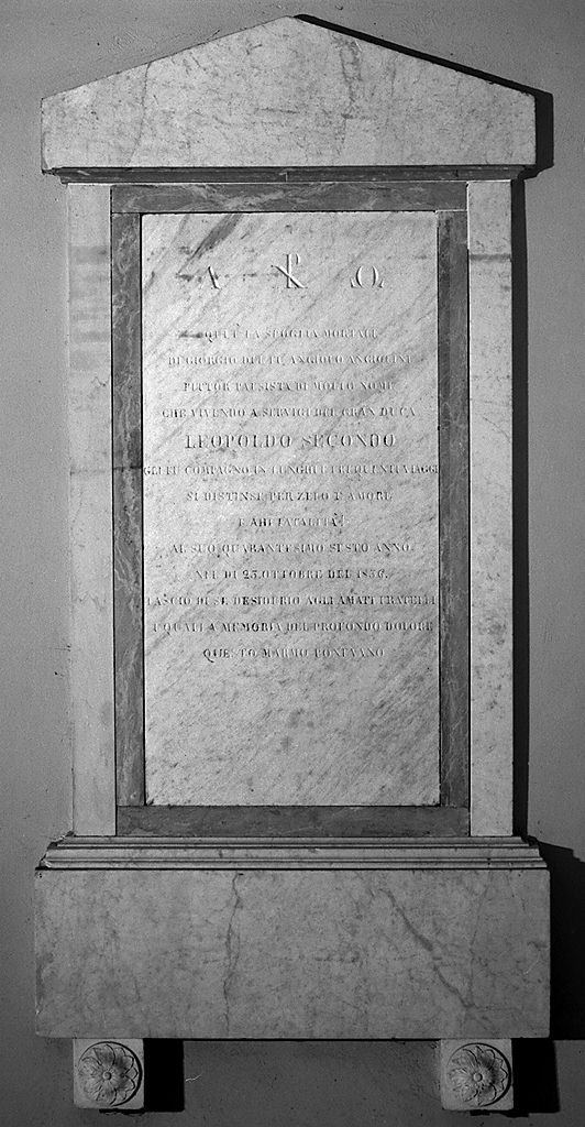 monumento funebre - a edicola - produzione fiorentina (sec. XIX)