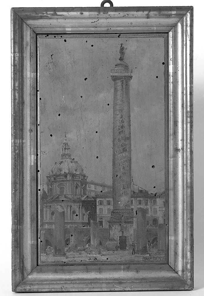 veduta di Roma (dipinto) di Brandeis Antonietta (ultimo quarto sec. XIX)