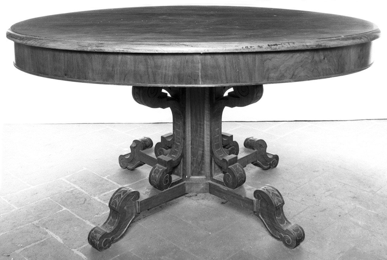 tavolo - manifattura toscana (ultimo quarto sec. XIX)