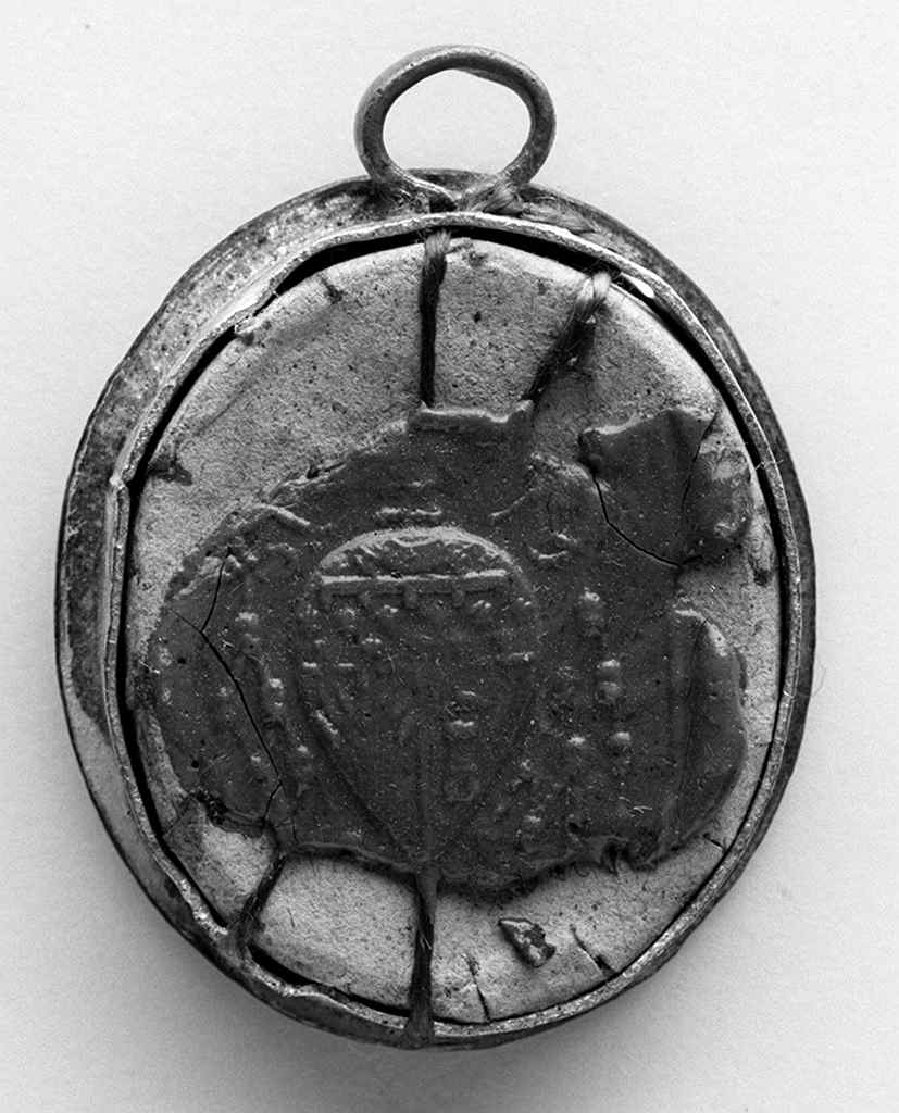 reliquiario a capsula - a medaglione, serie - bottega francese (sec. XIX)