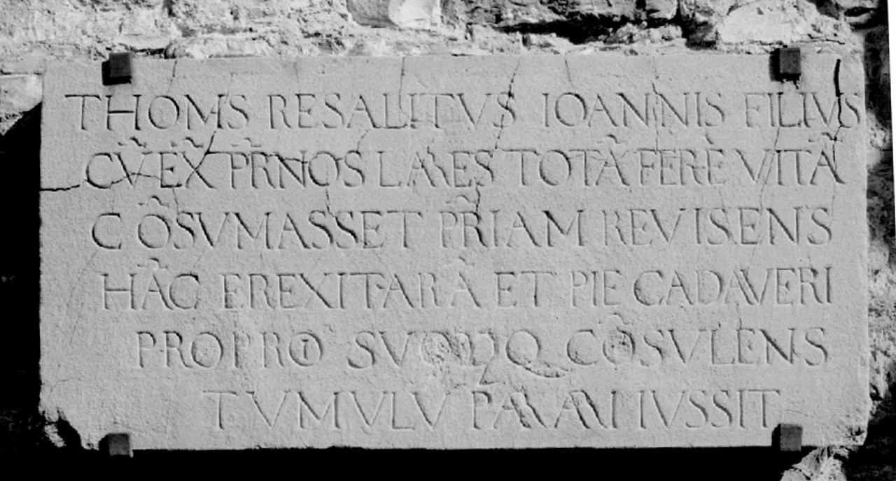 lapide tombale - produzione fiorentina (sec. XVI)