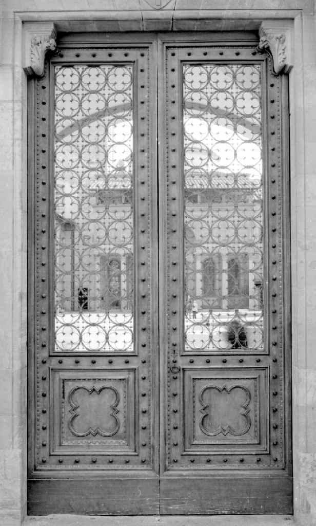 porta - a due battenti - produzione fiorentina (sec. XIX)