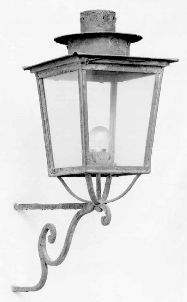 lampione, serie - produzione fiorentina (seconda metà sec. XIX)