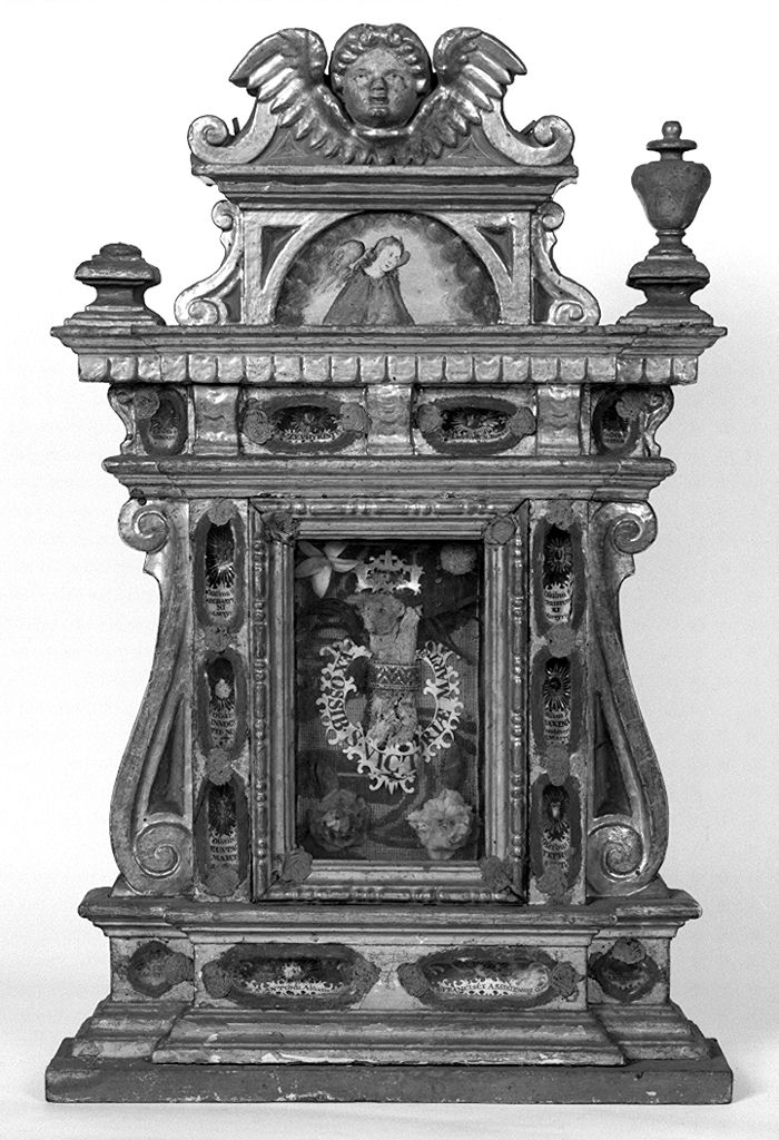 Annunciazione (reliquiario - a tabella) - bottega toscana (secc. XVI/ XVII)