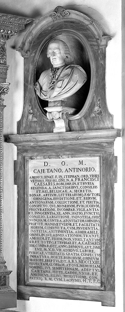 ritratto di Gaetano Antinori (monumento funebre) - manifattura fiorentina (sec. XVIII)