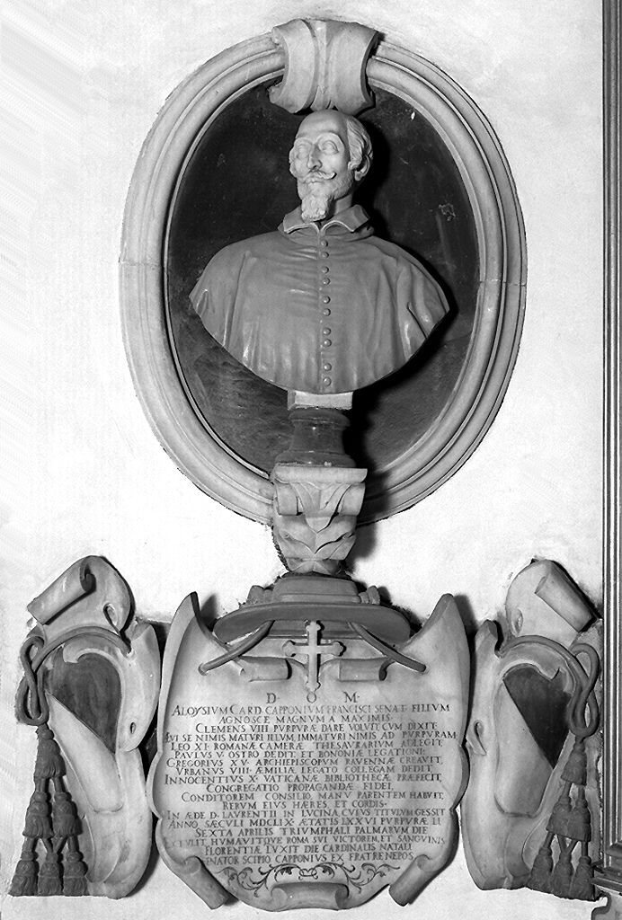 ritratto del cardinale Luigi Capponi (monumento) - ambito fiorentino (sec. XVII)