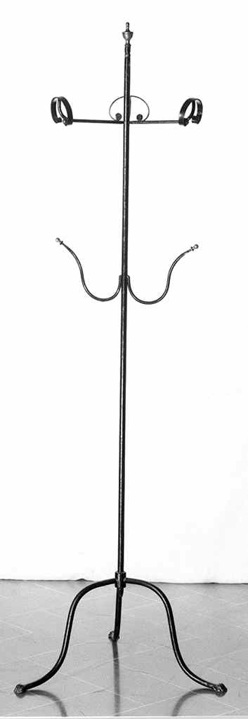 attaccapanni - ad asta - produzione toscana (ultimo quarto sec. XIX)