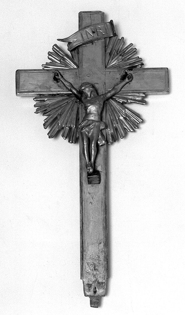 Cristo crocifisso (croce processionale) - produzione fiorentina (fine/inizio secc. XVIII/ XIX)
