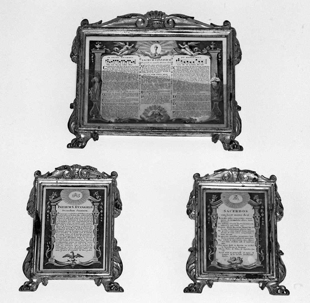 cartagloria, serie - produzione toscana (prima metà sec. XIX)