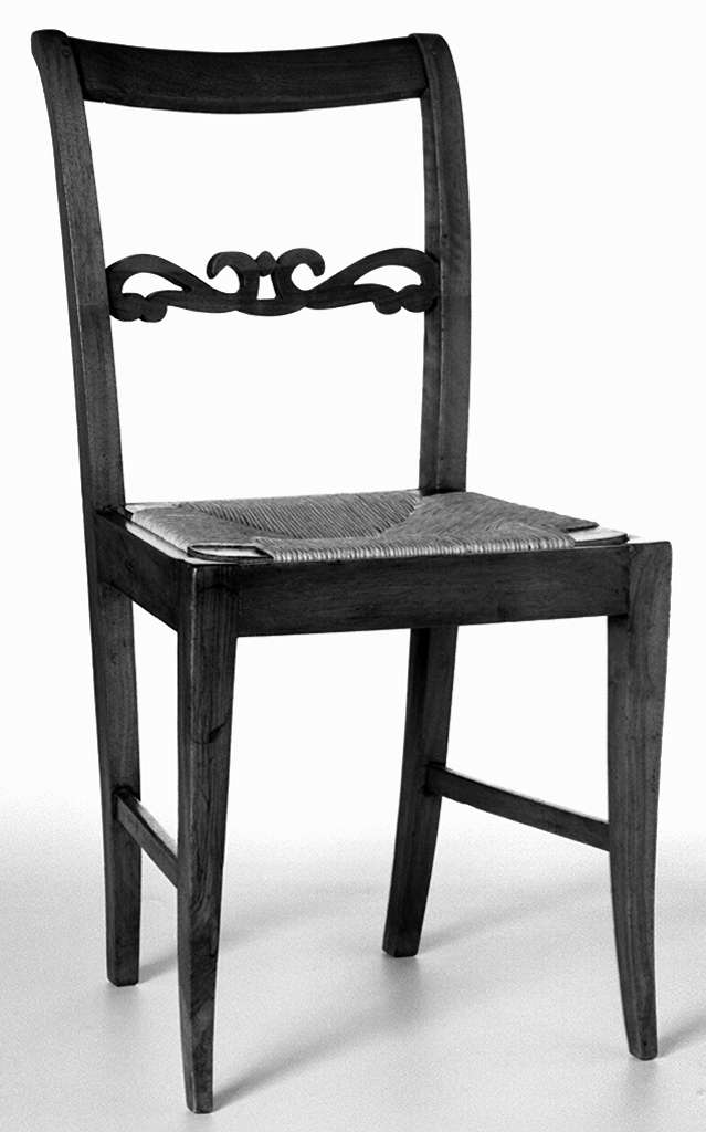 sedia - produzione toscana (seconda metà sec. XIX)