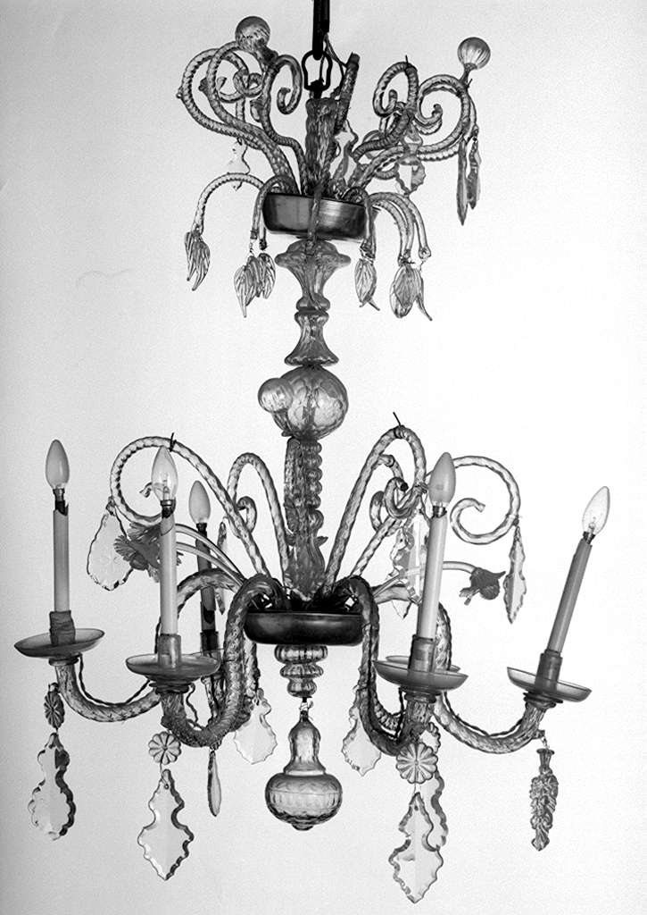 lampadario - produzione muranese (seconda metà sec. XIX)