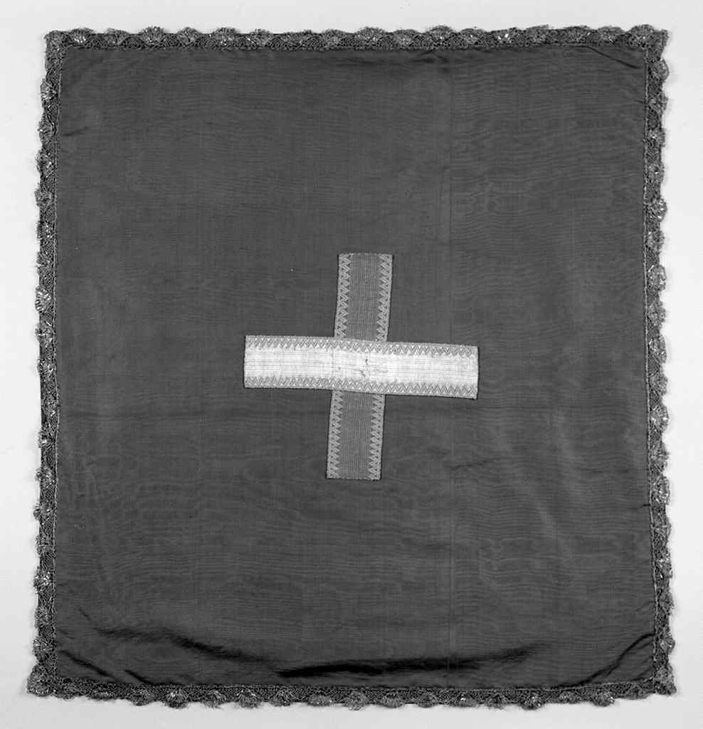 croce (velo di calice) - manifattura toscana (prima metà sec. XIX)