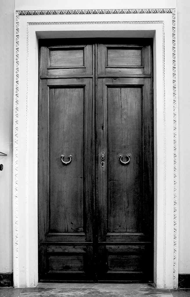 porta - a due battenti, serie - produzione toscana (primo quarto sec. XIX)