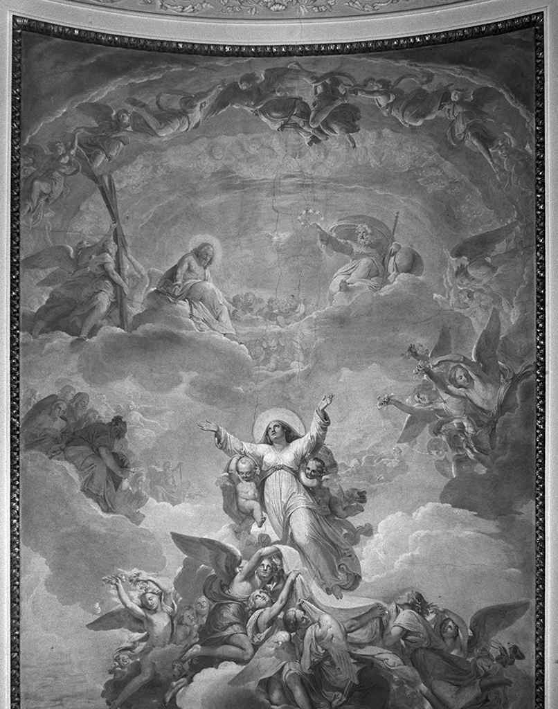 assunzione della Madonna (dipinto) di Nenci Francesco (sec. XIX)