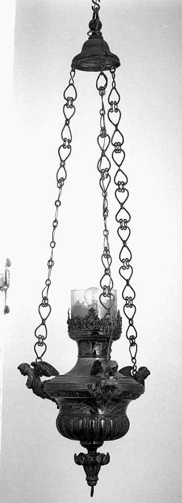 lampada pensile, serie - produzione toscana (seconda metà sec. XIX)