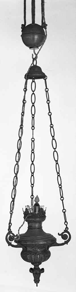 lampada pensile - produzione fiorentina (sec. XVIII)