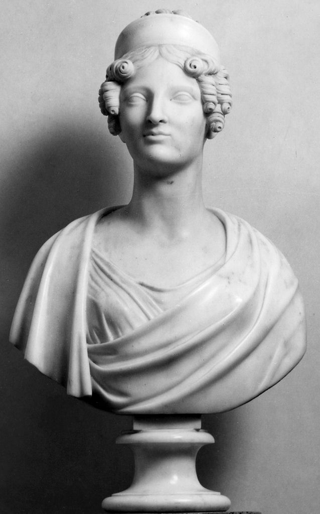 ritratto di Maria Anna Carolina di Sassonia (scultura) - bottega toscana (seconda metà sec. XIX)