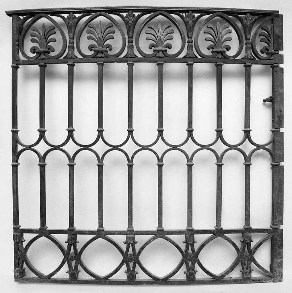 ringhiera, serie - bottega italiana (ultimo quarto sec. XIX)