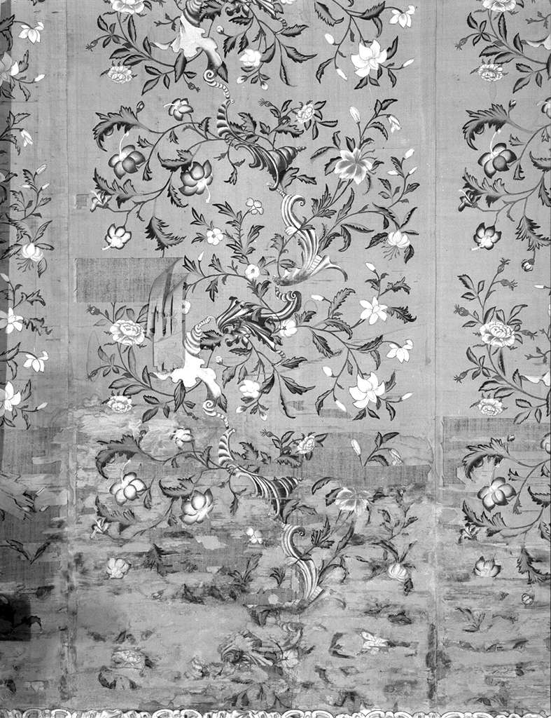 motivi decorativi floreali (pannello, serie) - manifattura cinese (sec. XVIII)