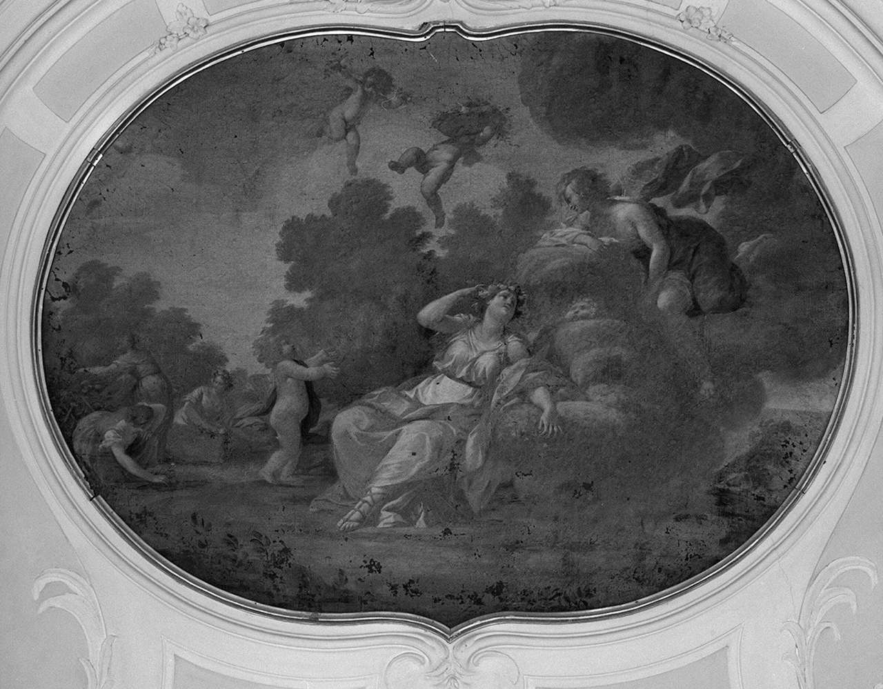 scena mitologica (dipinto, serie) di Amigoli Stefano (sec. XVIII)