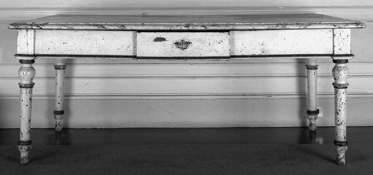 tavolo - produzione italiana (seconda metà sec. XIX)