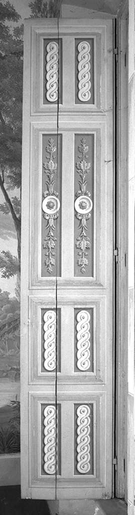 paesaggio con architetture (dipinto, ciclo) di Gherardi Giuseppe (primo quarto sec. XIX)