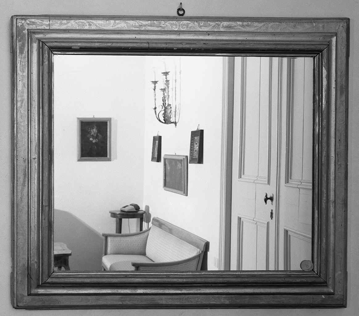 specchiera - produzione italiana (seconda metà sec. XIX)