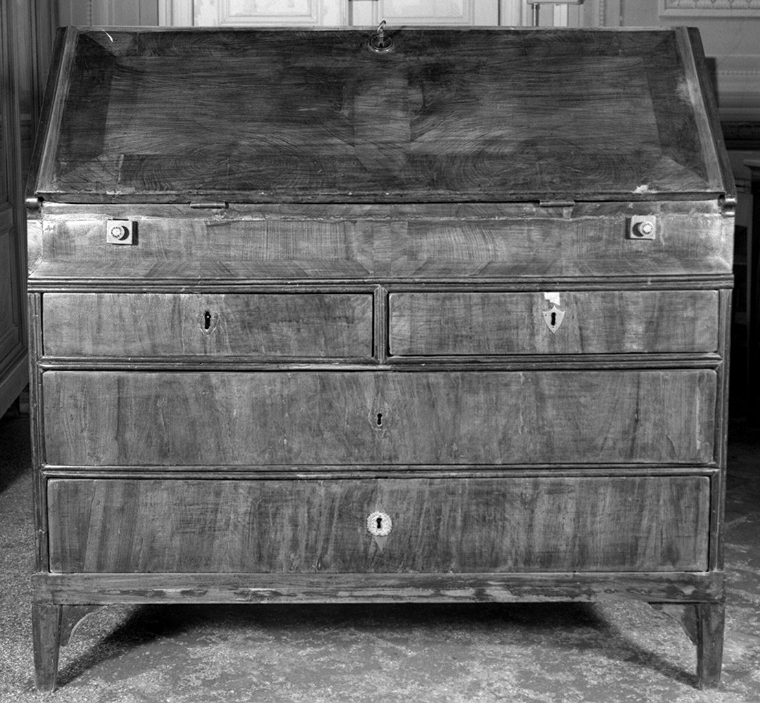 scrivania - a ribalta - produzione toscana (seconda metà sec. XIX)