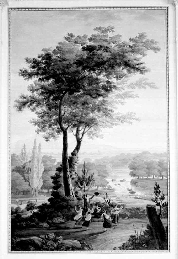 paesaggio (dipinto, ciclo) di Gherardi Giuseppe (sec. XIX)