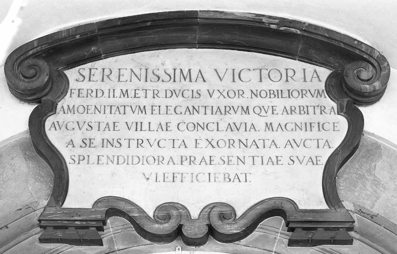 targa commemorativa di Tacca Ferdinando - bottega fiorentina (sec. XVII)