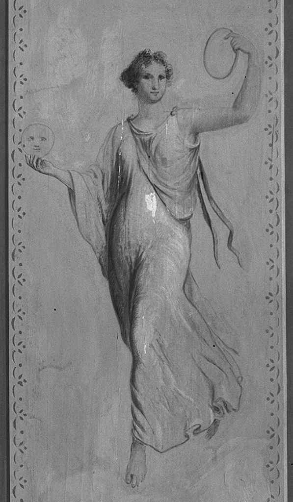 figure allegoriche femminili (imposta di finestra, serie) - ambito fiorentino (ultimo quarto sec. XVIII)