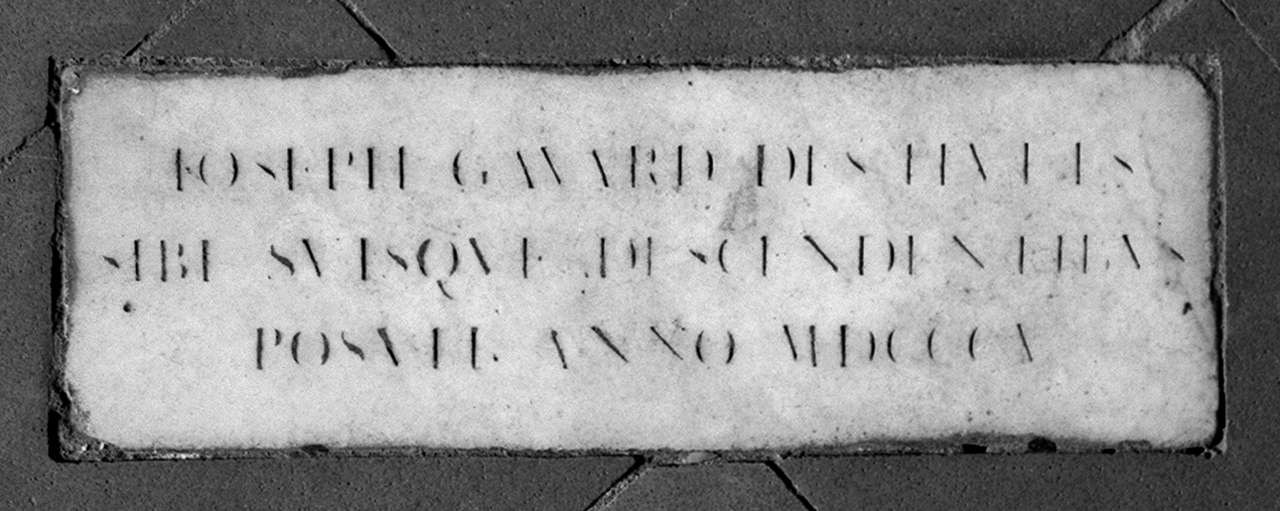 lastra tombale - produzione fiorentina (sec. XIX)