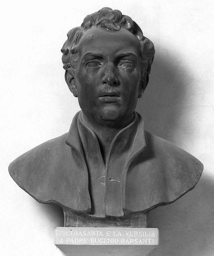 busto ritratto di Eugenio Barsanti (scultura) di Tommasi Leone (sec. XIX)