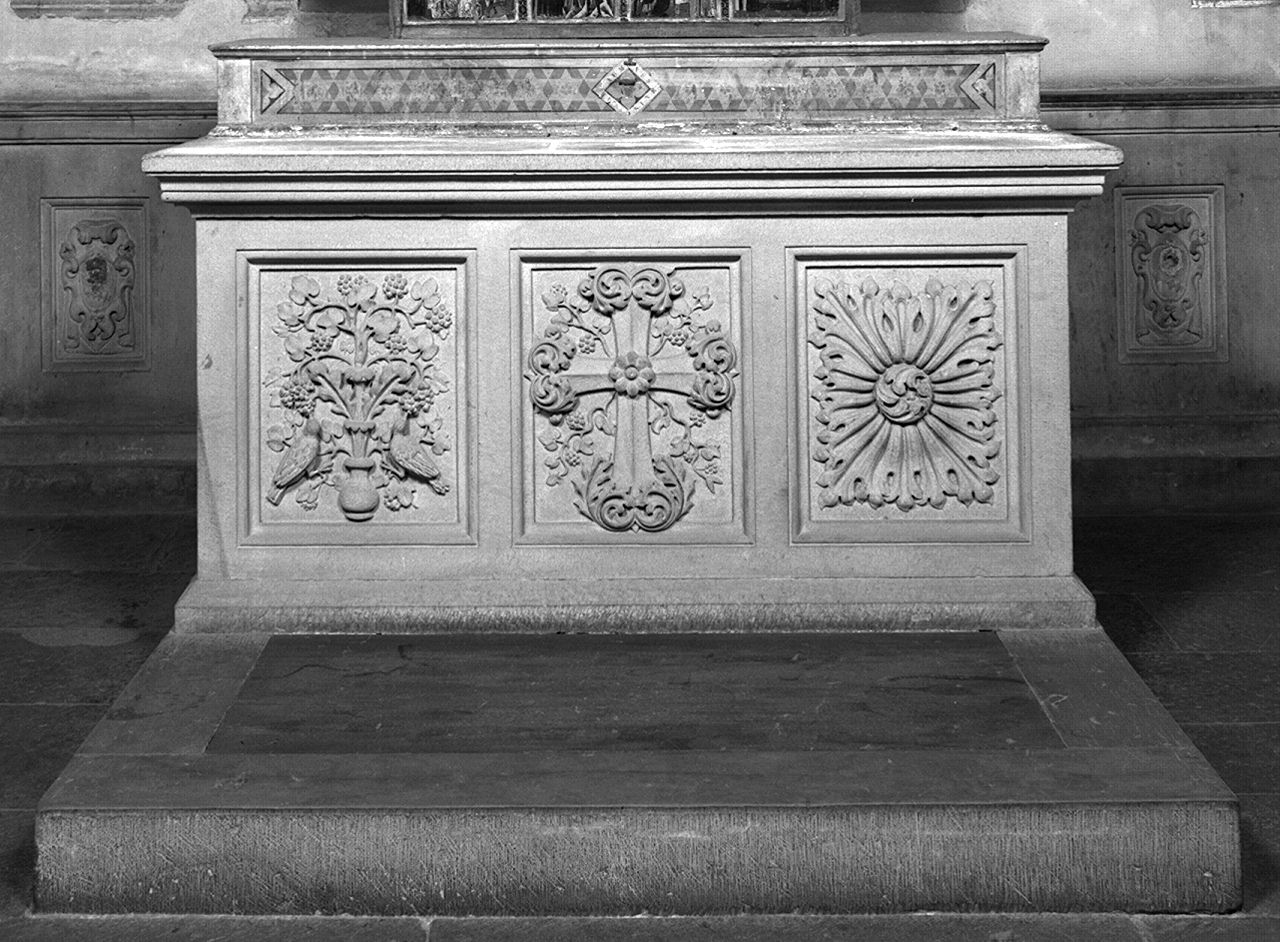 altare - a mensa di Veneziani Leopoldo - ambito fiorentino (sec. XIX)