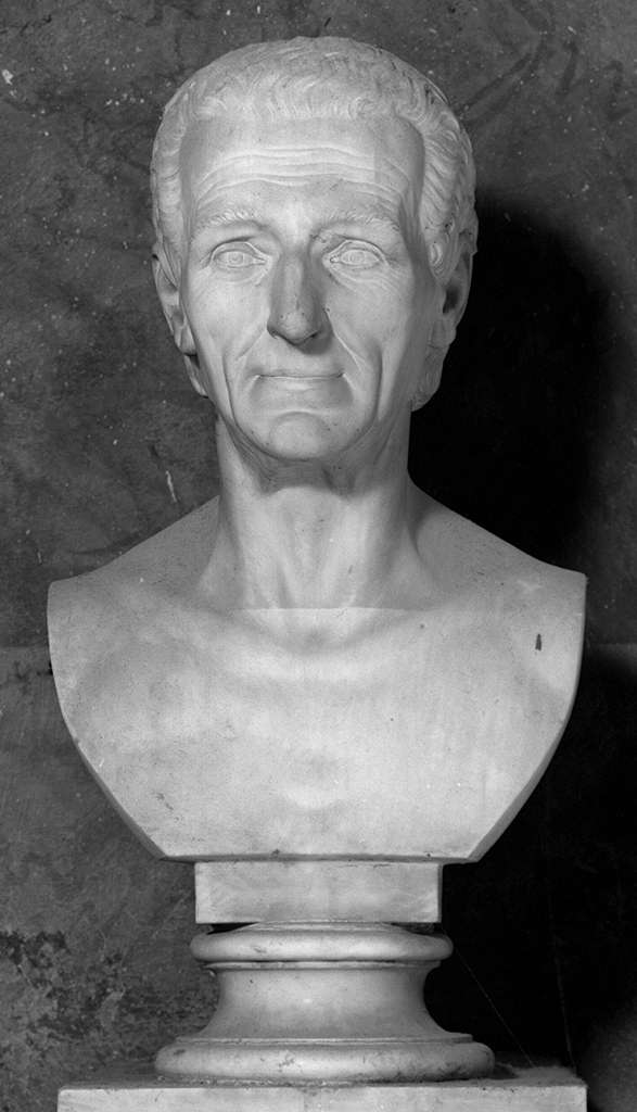 busto ritratto di Giovanni Targioni Tozzetti (monumento funebre) - ambito toscano (sec. XIX)