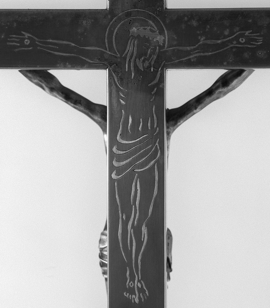 Cristo crocifisso (croce d'altare) - bottega fiorentina (sec. XX)