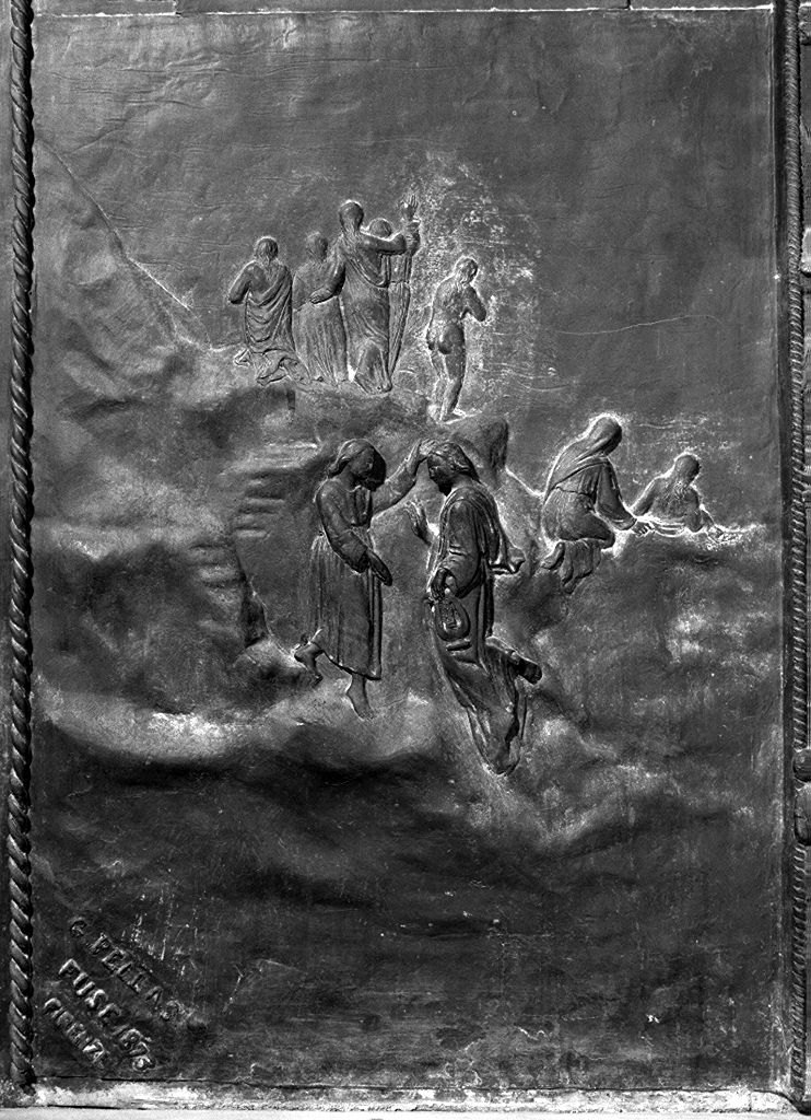 allegoria della salvezza (rilievo) di Lenartowicz Teofil, Pellas Giuseppe (sec. XIX)