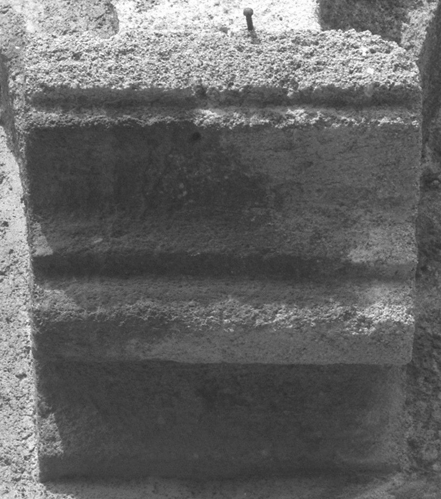 mensola architettonica - bottega pisana (fine/inizio secc. X/ XI)