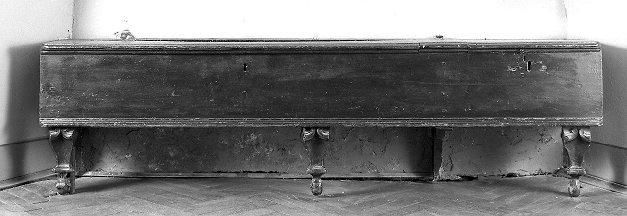 cassapanca - produzione toscana (seconda metà sec. XIX)