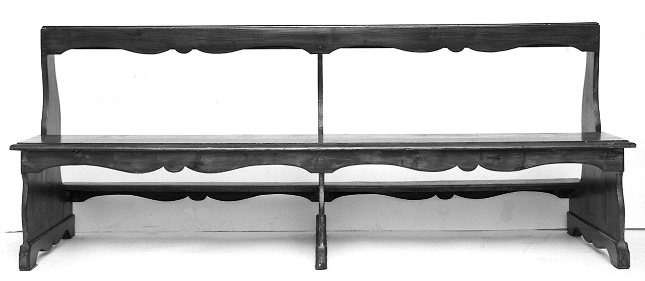 panca, serie - produzione toscana (seconda metà sec. XIX)