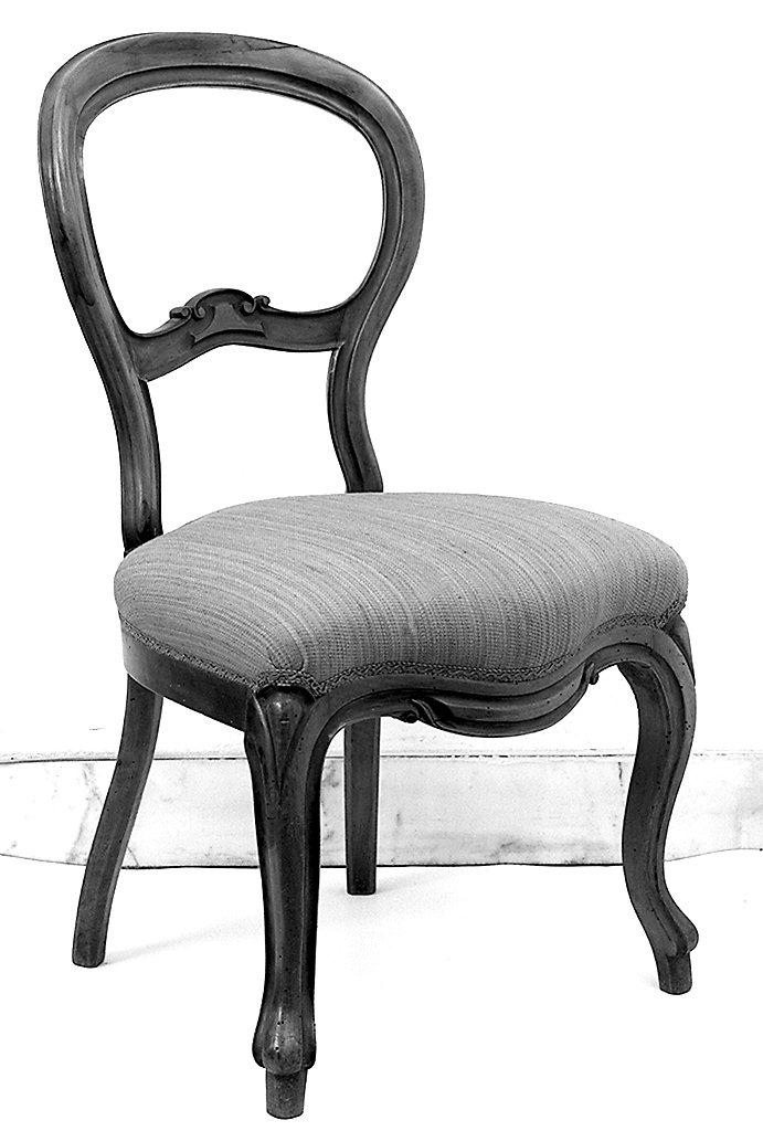 sedia, serie - produzione toscana (seconda metà sec. XIX)