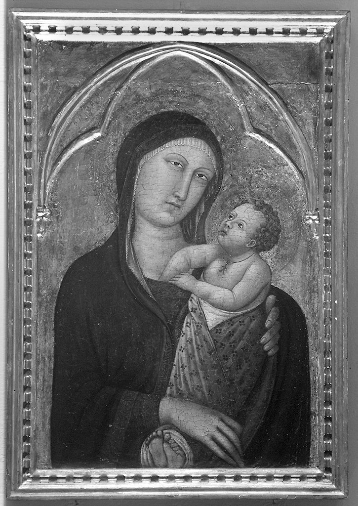 Madonna con Bambino (dipinto) - ambito senese (sec. XV)