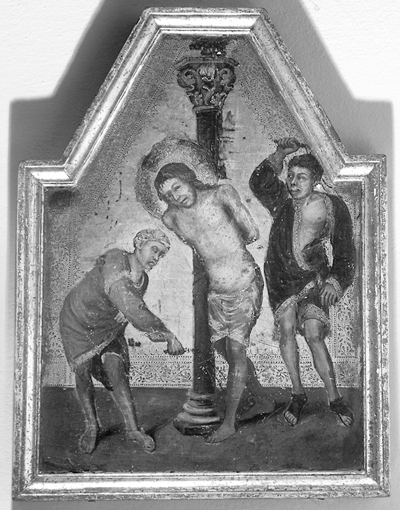 flagellazione di Cristo (dipinto) - ambito emiliano (sec. XIV)