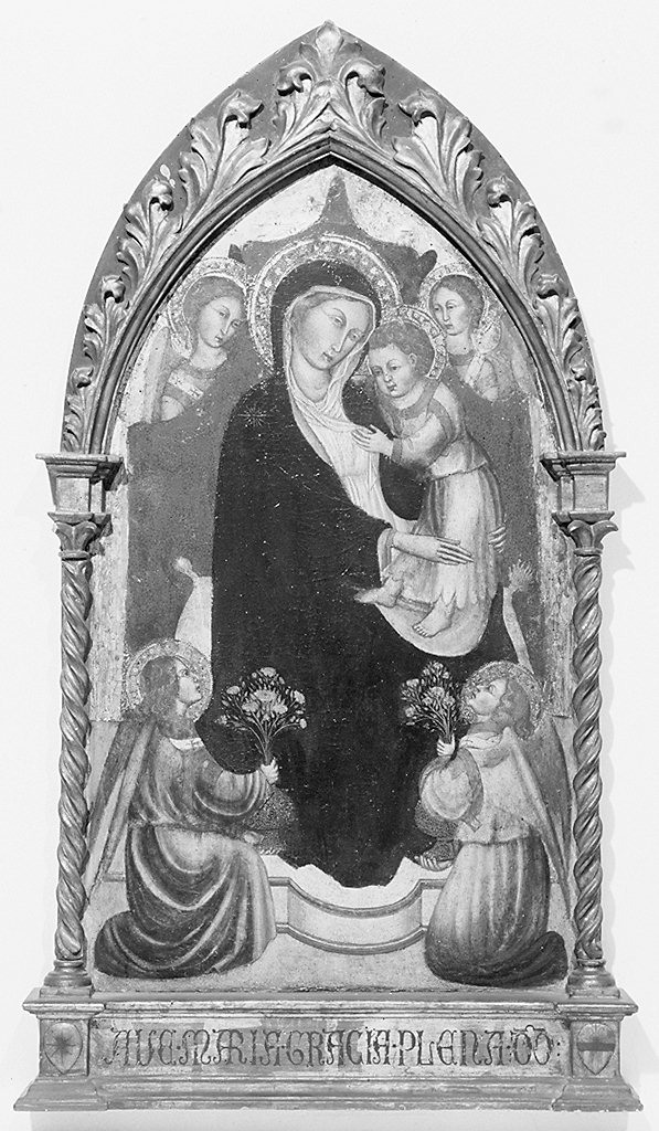 Madonna con Bambino e angeli (dipinto) di Fei Giovanni (fine/inizio secc. XIV/ XV)