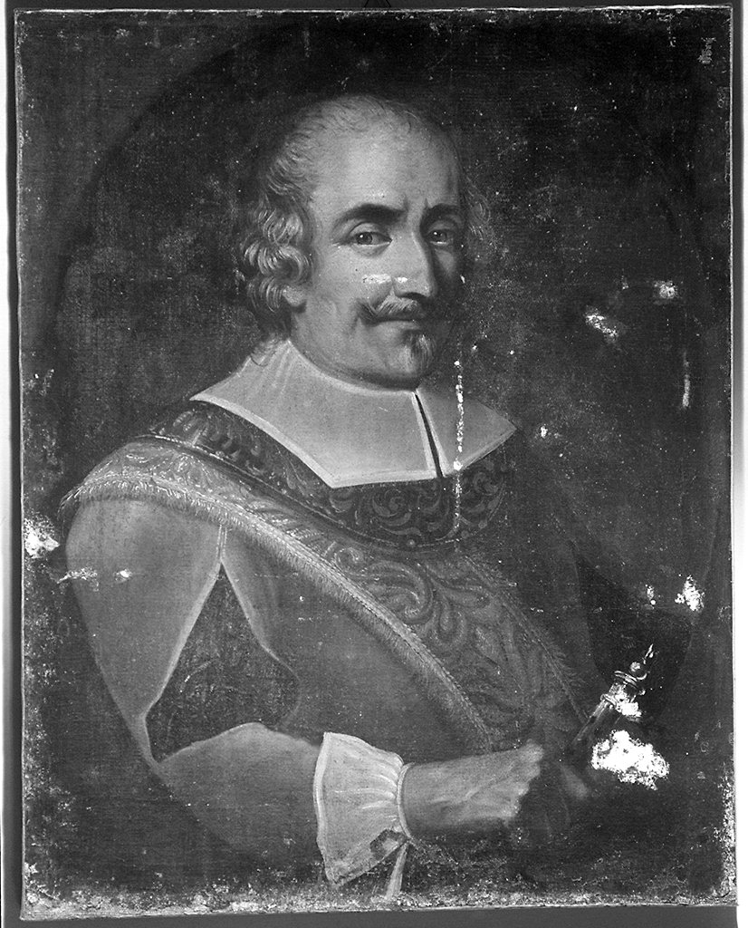 ritratto d'uomo (dipinto) - ambito italiano (seconda metà sec. XVII)